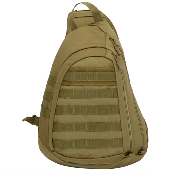 Men's Outdoor Camouflage Bag Large Capacity Chest Bag Messenger—4